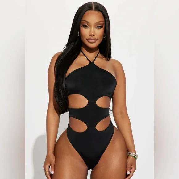 NWT Fashion Nova Cut Out Bodysuit - Picture 3 of 5